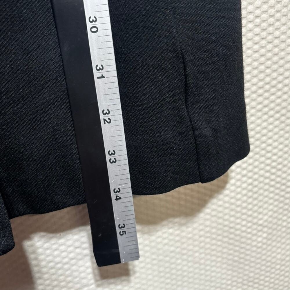CAbi Love Carol Black Gray Colorblock Long Jacket Coat Size Small Convertible - Picture 11 of 12